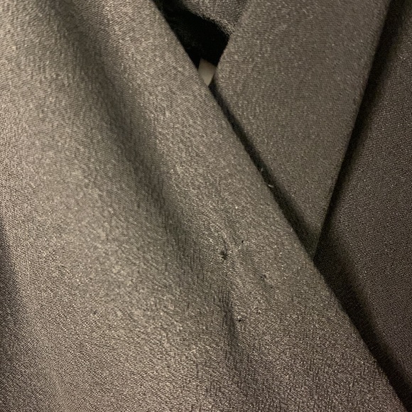 High low black dress with cut out distressed back. - Picture 2 of 4